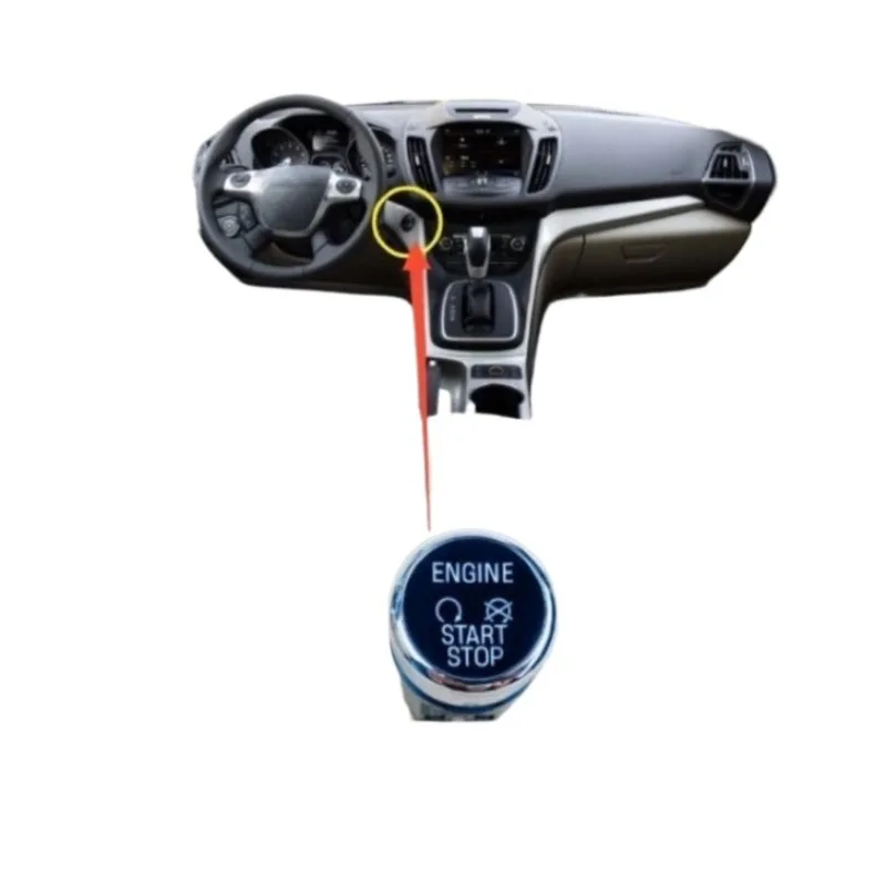 

Кнопка запуска зажигания в одно касание, 1 шт., для Ford Focus Kuga, новинка