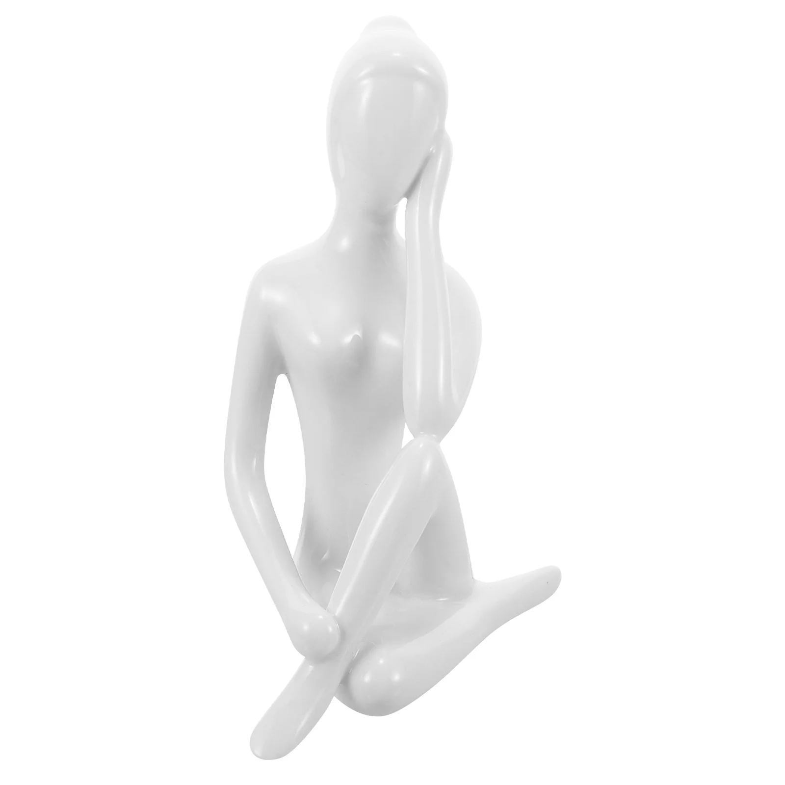 

Crafted Yoga Statue Decor for Living Room Decorations Elegant Pose Decorative Sculpture Home