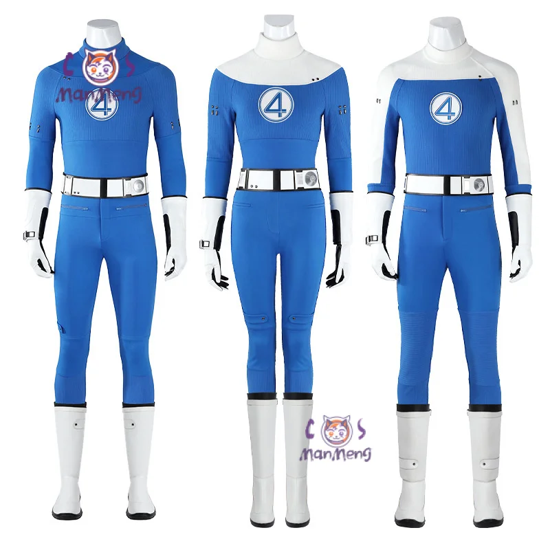 

Invisible Woman Mister Fantastic Human Torch Cosplay Fantastic Four Costume Men Women Halloween Tight jumpsuit Fantasia Uniform