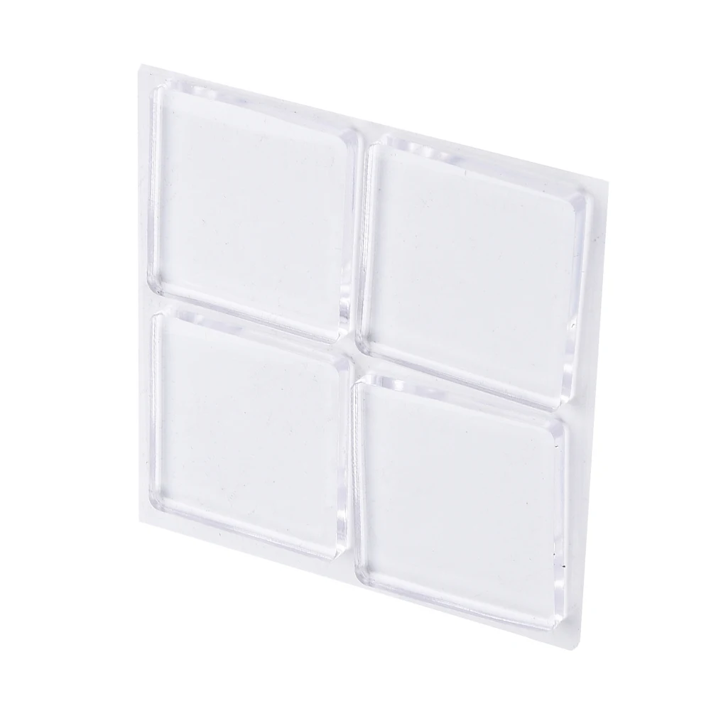 4pcs Transparent Anti Vibration Shock Absorbing Pad Mat Washing Machine Home Shock Pads Reusable Selfadhesive Adhesive Pads