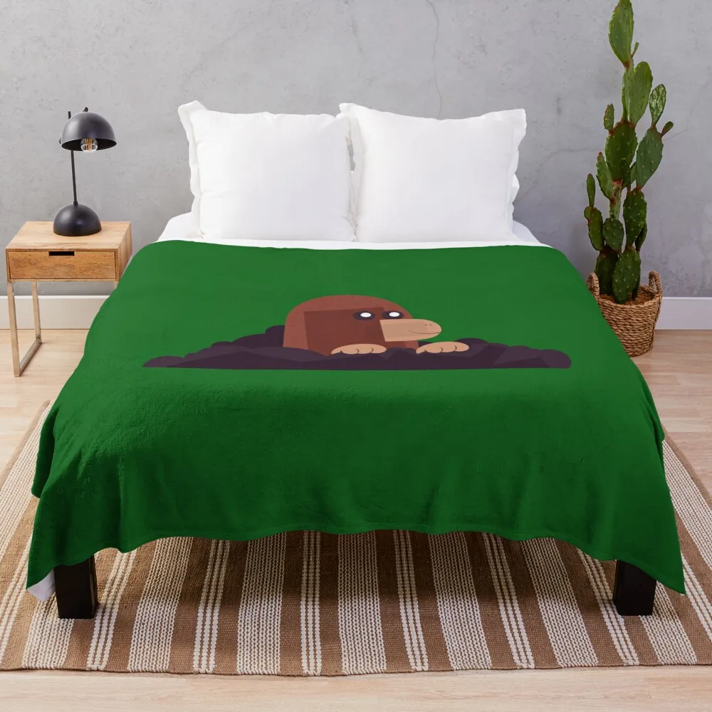 

cute mole Throw Blanket Kid'S For Baby Blankets