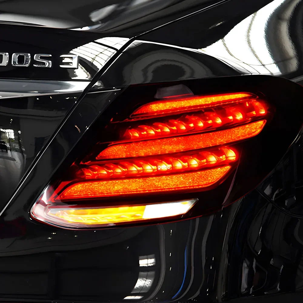 For Benz E-Class W213 E200 E260 E300 2016-2020 LED Auto Back Lamps Assembly Upgrade Dynamic Flashing Signal Light Accessories
