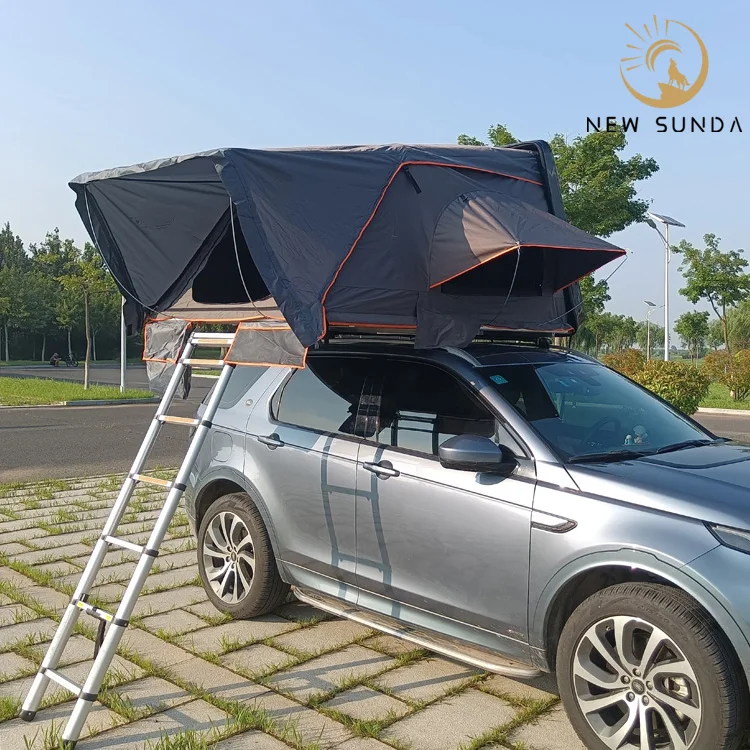 

2021 4x4 suv Hard Shell outdoor camping car roof top tent 3-4 people roof rack for rooftop tent