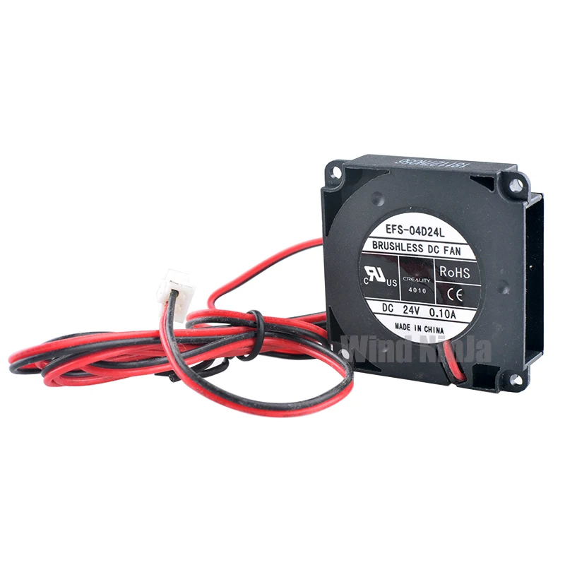 (2pcs) EFS-04D24L 40x40x10mm Centrifugal Fan,DC24V 0.10A Micro Blower Cooling Fan for 3D Printers