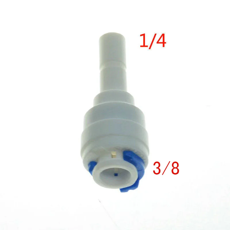 

5pcs 3/8" OD Quick Connection 1/4" Pipe Type Straight Connector RO Water ST024c