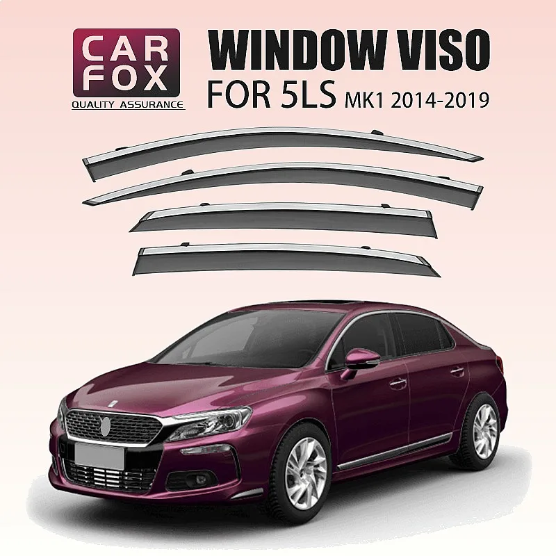 

For CITROEN DS 5LS 2014-2019 Car Window Visor Rain Sun Shade Side Deflector Auto Accessories