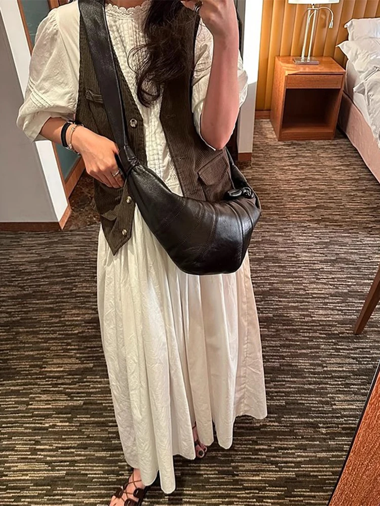 Vestido Longo Psado com Mangas Bufantes da Liangliang Heavy Industry, Novo Design de Verão para Mulheres, Vestido com Rend...