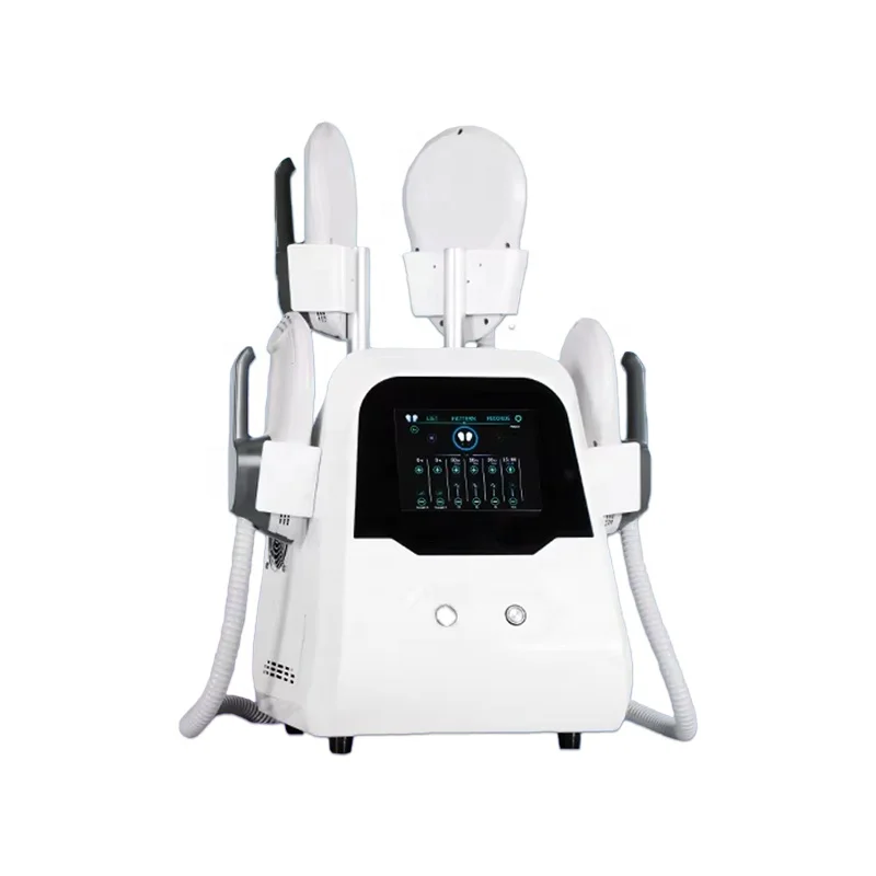 4 Handles Non Invasive Shaping Weight Loss Ems Electronic Pulse Body Sculpting Muscle Stimulator Machine