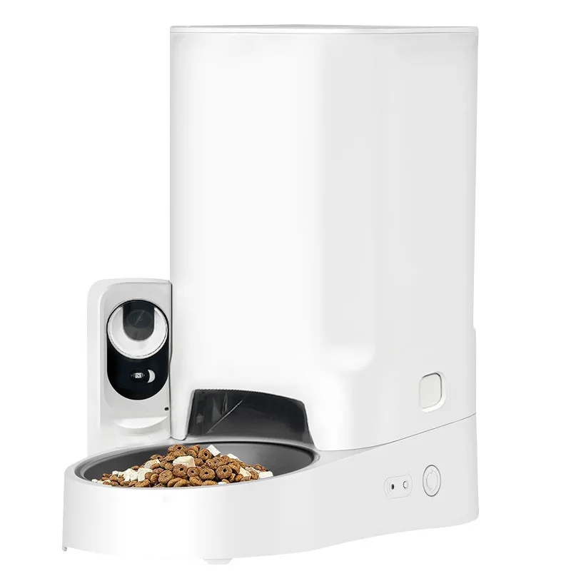 

STLF Eco-Friendly 4L Automatic Pet Feeder Solid Stainless Steel Bowl Voice Remote Control Charge Power Timing Quantitative for D