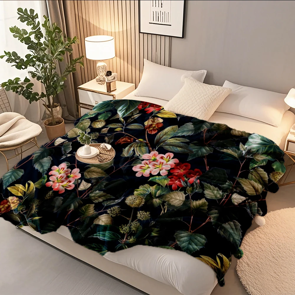 

Classic Flannel Soft Blanket Magical Forest Ii Weighted Blanket Reversible Blanket Durable Machine-washable Blankets For Hotels