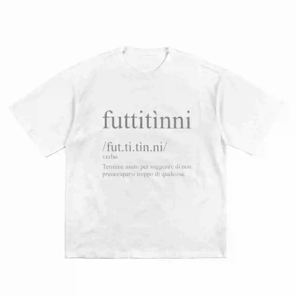 Sicilian Dialect Dictionary Sicily Short Sleeve Tee 100% Cotton T-Shirt