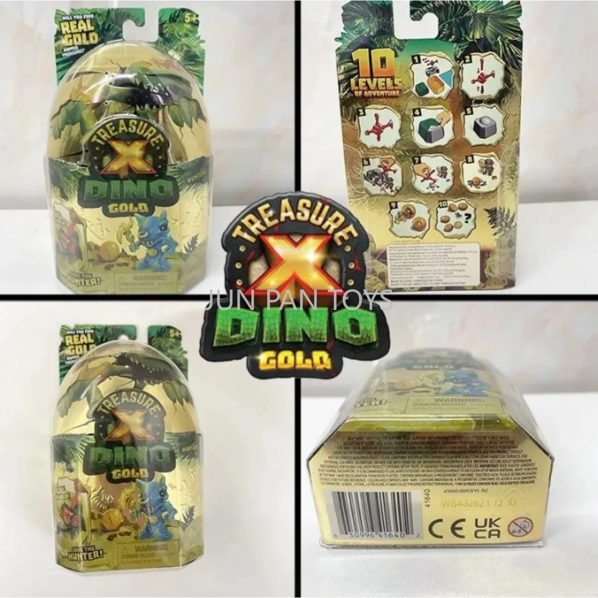 Original Treasure X Dino Gold Mini Dino Hunters Blind Box
