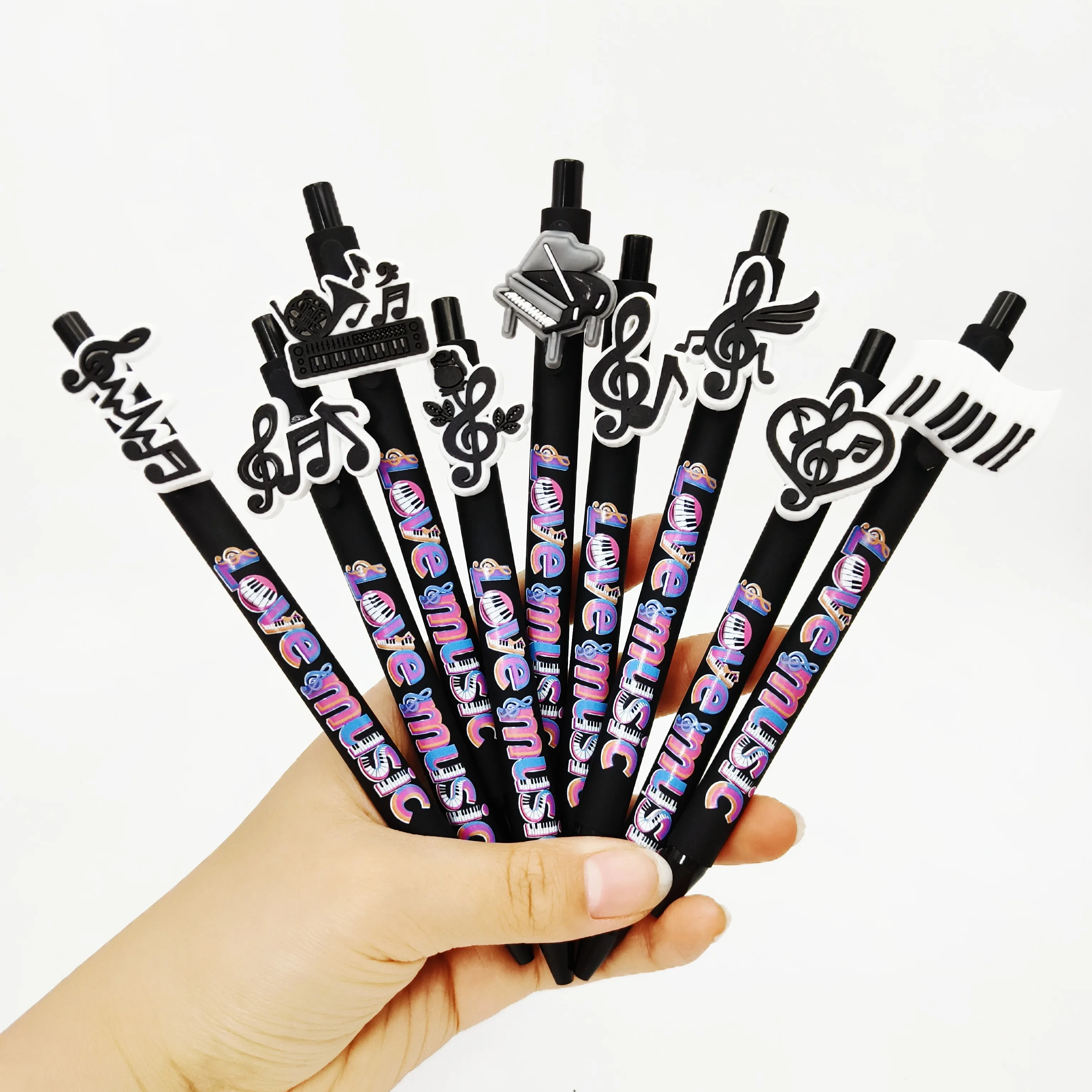 

20 шт./30 шт., шариковая ручка с музыкальной нотой, музыкальная серия Love, шариковая ручка, студенческая подарочная ручка для письма