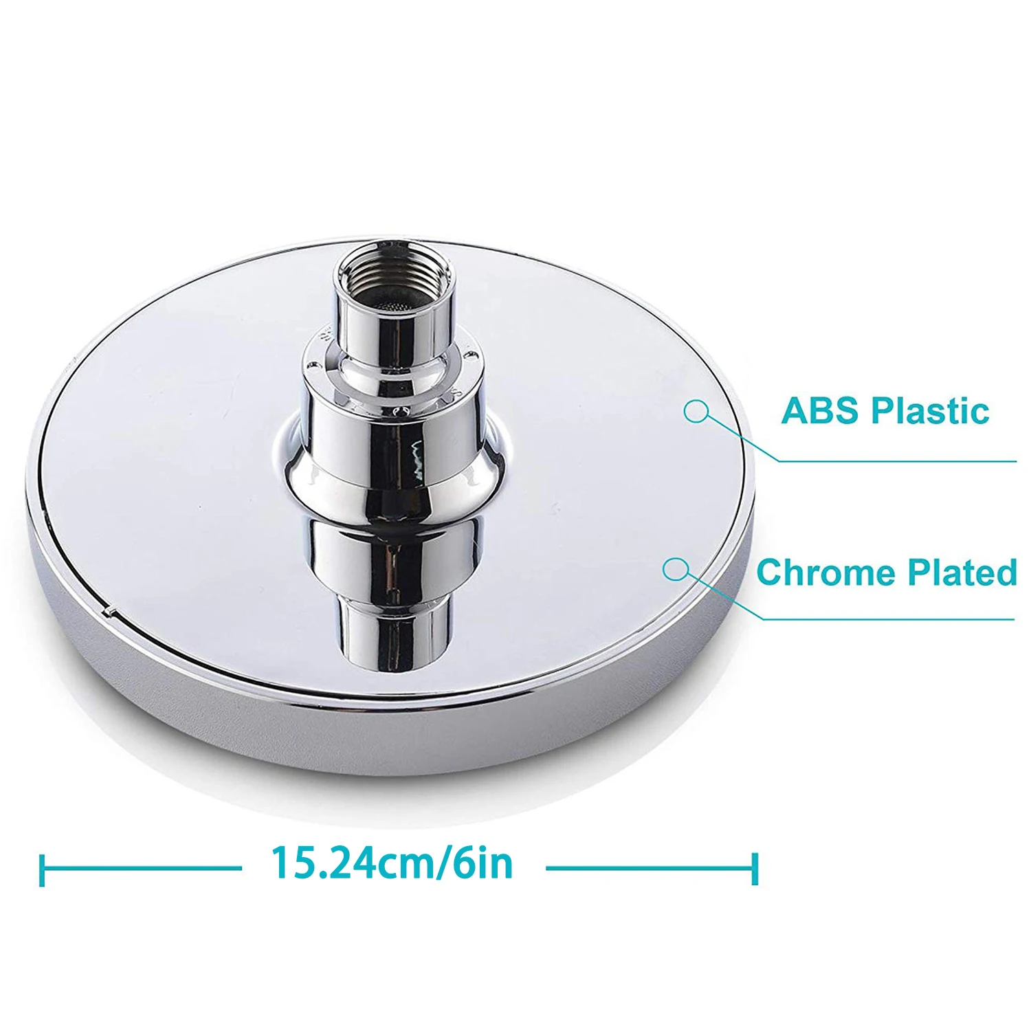 

1PC Big Panel Overhead Shower Head High Pressure Rainfall Shower head With Silicone Nozzle Water Saving Bathroom Accessories