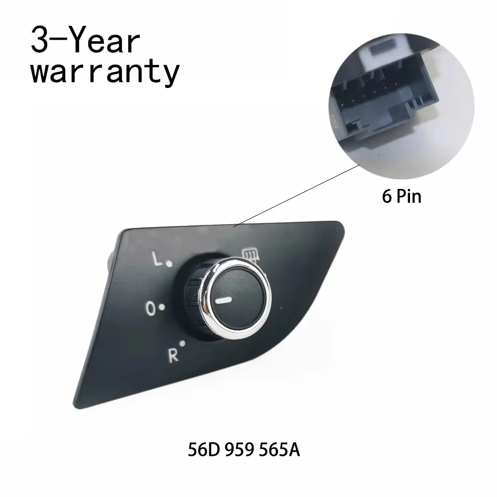 

Rearview mirror adjustment switch 34D959565A for VW SANTANA/VARIANT
