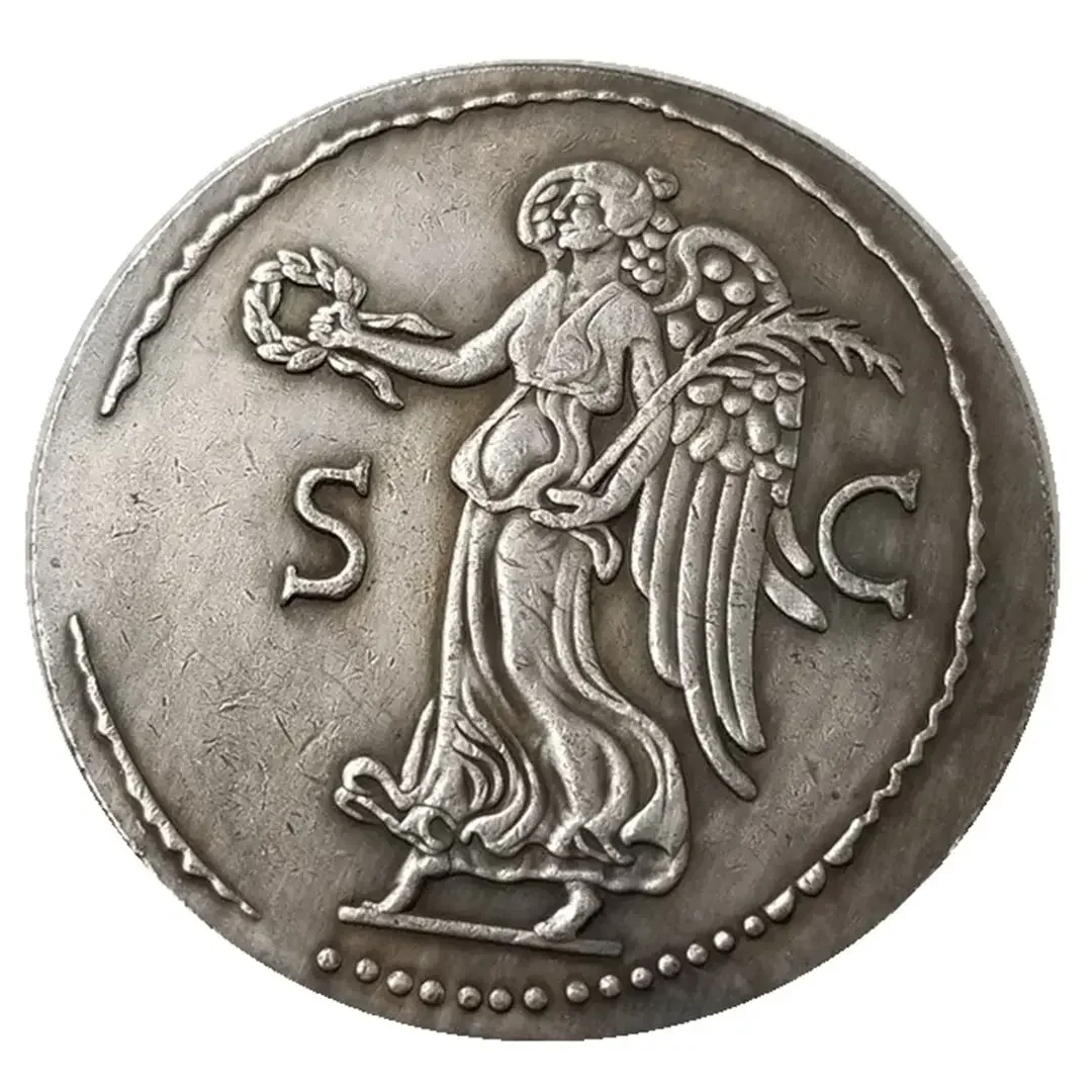 

Roman decorative coins, replicas of Augustus Caesar, decorative commemorative coins, Galba coins