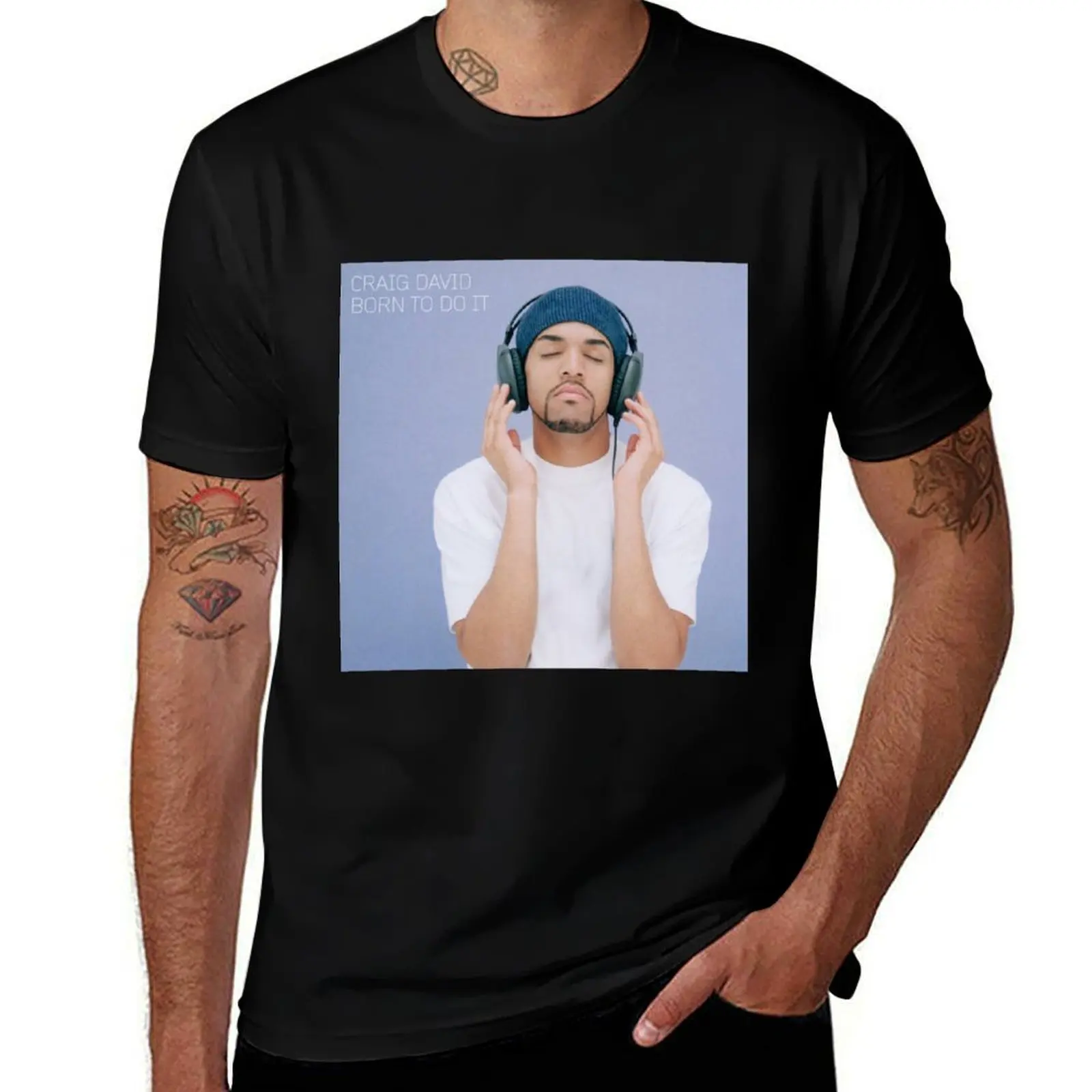 Craig David born to do it (2) T-Shirt graphic tee shirt plain clothes kawaii clothes mens t shirts pack