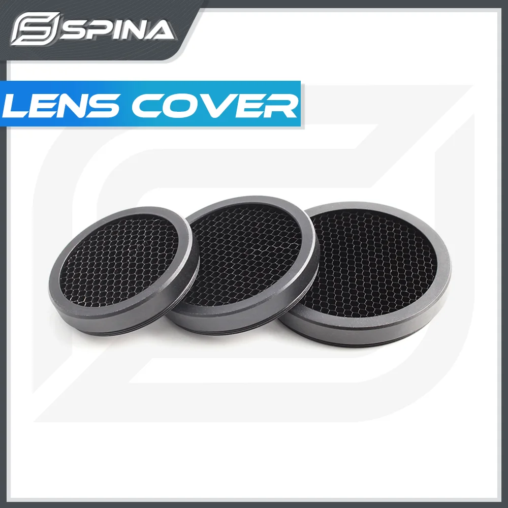 SPINA OPTICS Anti-Reflection Sunshade Scope Protective Cover Mesh 44MM/50MM/56MM Cover for Optic Scope