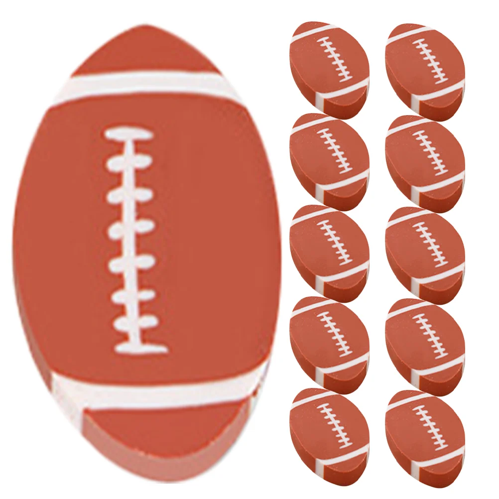 

100 Pcs Sports Football Eraser Student Erasers for Kids Birthday Stationery