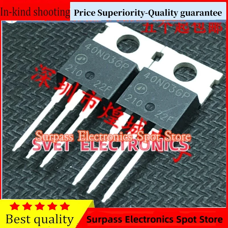 10PCS-50PCS  40N03GP AP40N03GP  TO-220 30V 40A   Original  Fast shipping