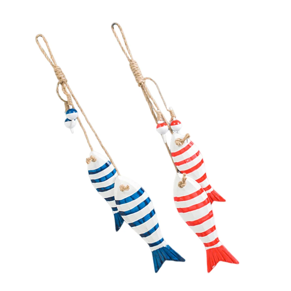 

2Pcs Wood Art Home Decor Beachy Room Decor Bathroom Beach Coastal Wall Art Ocean Theme Hanging Decoration