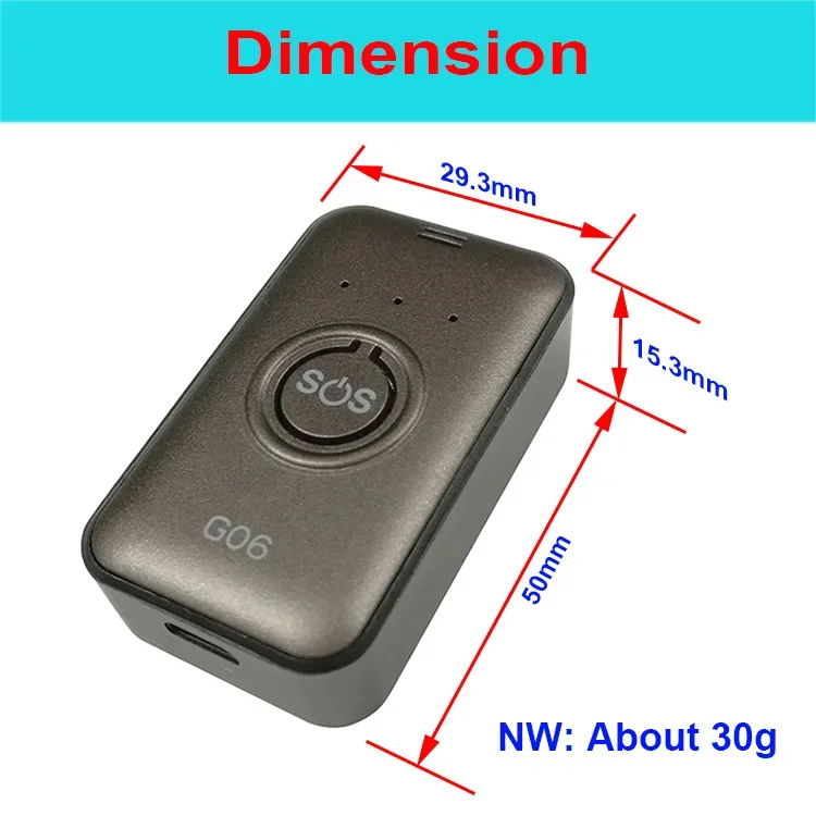 GPS wireless tracker elderly children anti-lost vehicle locator