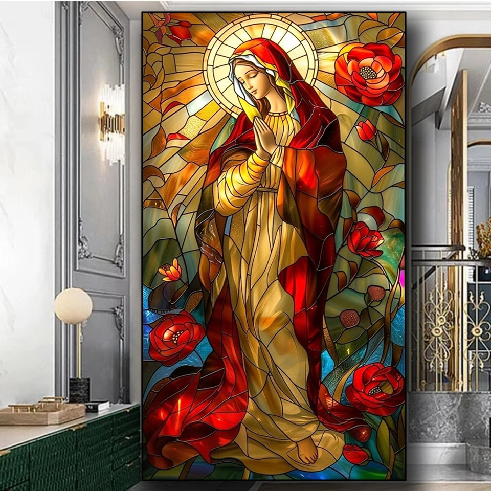 Resin Art And Decor - Святая мама и роза, набор алмазной