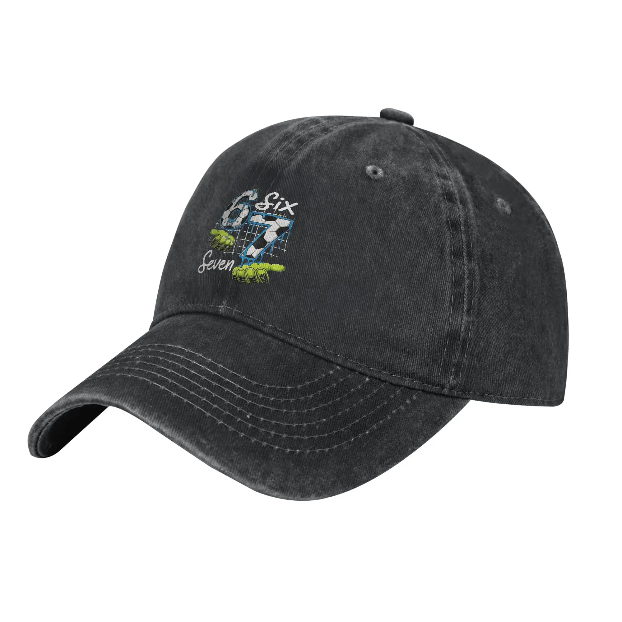 Soccer 67 Six Seven 6 7 Football Funny Meme Baseball Caps Accessories for Men Women  Adjustable Trucker Hat
