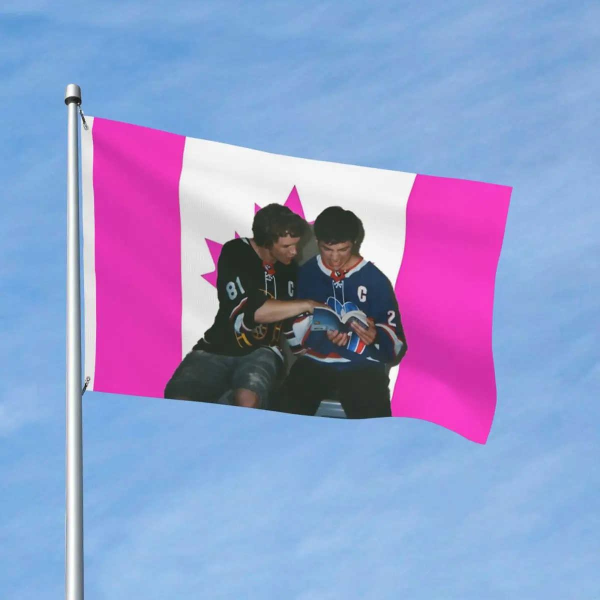 Heated Rivalry Ilya Shane Flags Double Sided Indoor Outdoor Banner Hockey Polyester Hanging Decoration