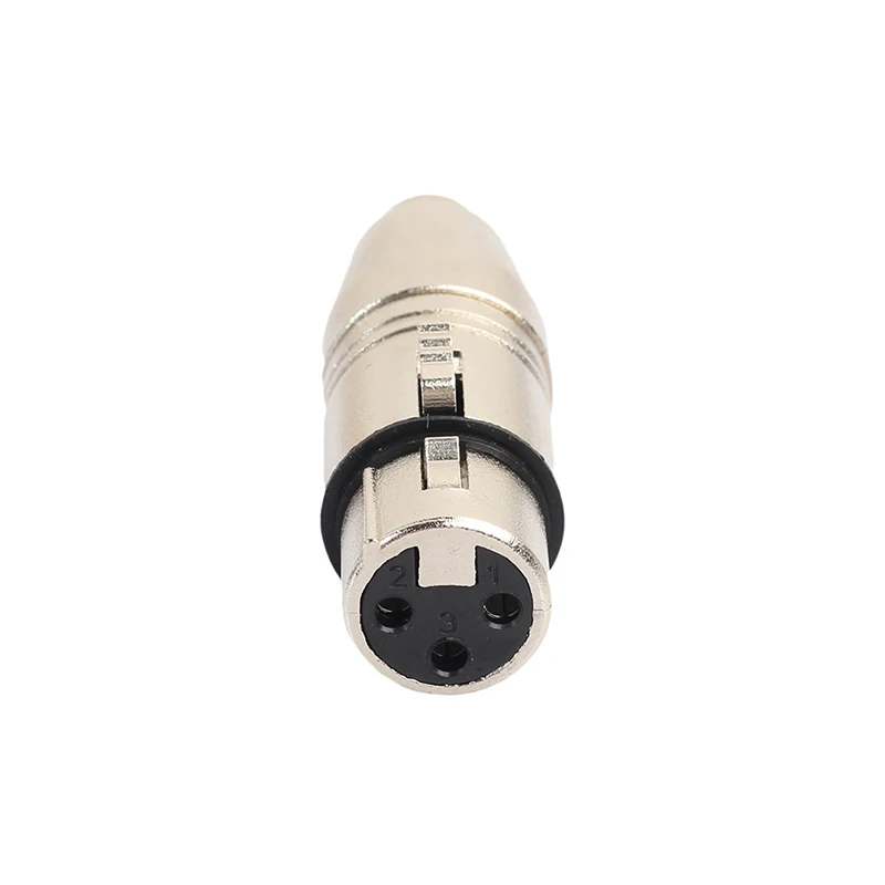 1Pc XLR Female To RCA Female Audio Adapter Connector For Microphone Speaker Zinc Alloy RCA Adapter