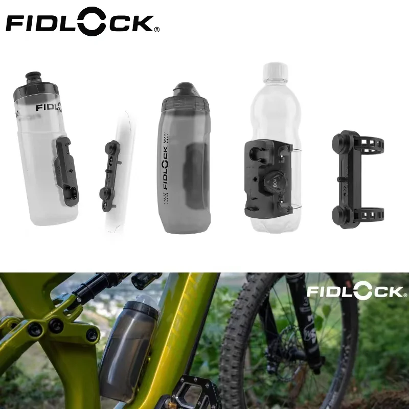 FIDLOCK TWIST Magnets Bottle Bicycle Cageless Bottle Engineered 590/800ML Attached Bottle Cage Magnetic Mounting Bases