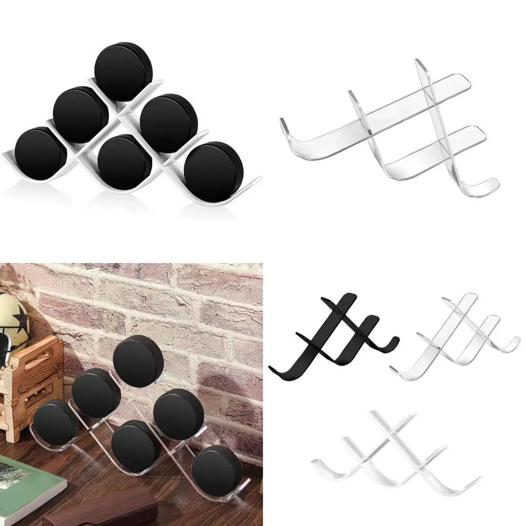 

Y1UC Ice Hockey Puck Display Stand Acrylic Hockey Puck Display Holder for Displaying Your Autographs Hockey Puck Enduring