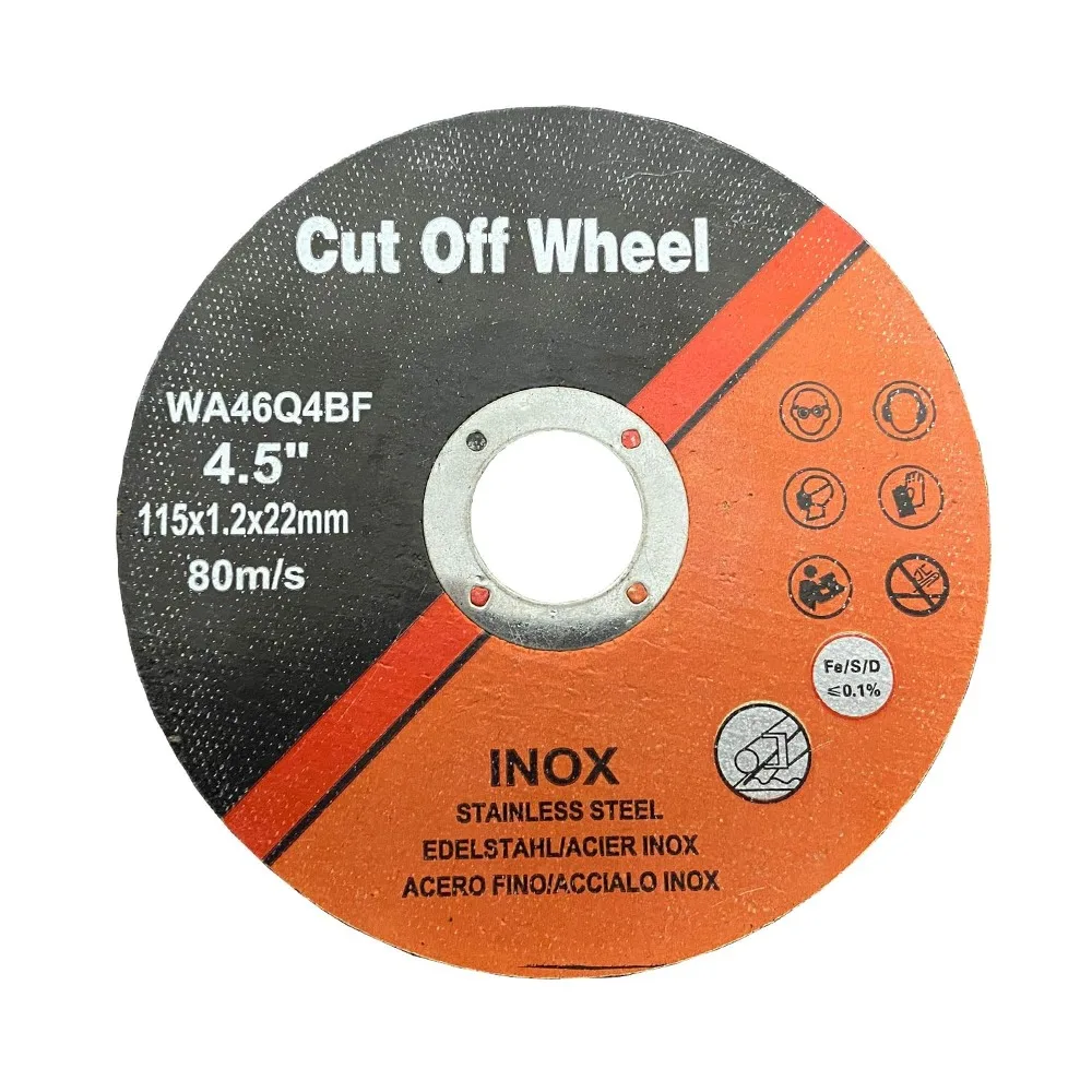 4-1/2" Cutting Wheel 100 Pcs Ultra Thin Disc for Metal & Stainless Steel, 4.5"x.047"x7/8", Fits Angle Grinder view 2