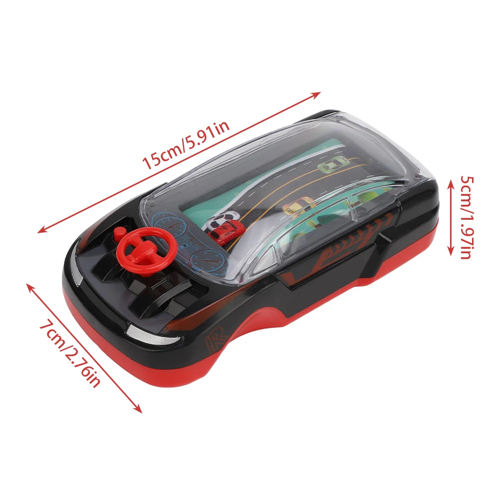 Jogo de carro de corrida portátil console de jogo elétrico aventuras inovadoras máquina de jogo brinquedo interativo volante para crianças adultos