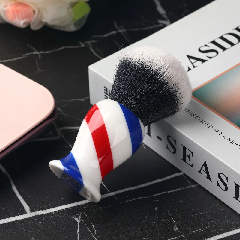 YAQI Hot sale！30MM Monster Barber Pole Color Shaving Brushes