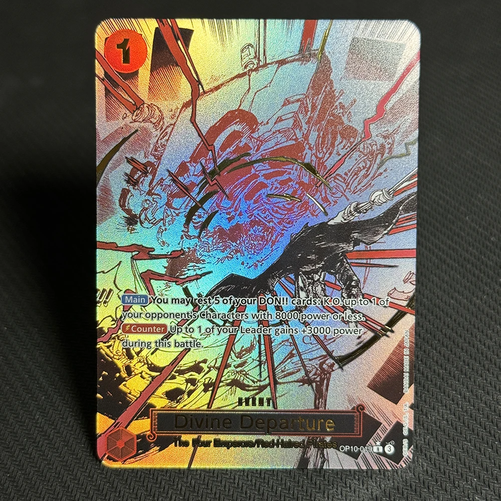 One Piece Divine Departure OP10-019 Royal Blood OP11-080 Gear Two  Two Alt Art EN Fist Of Divine Speed BEVENT Gold Anime Cards