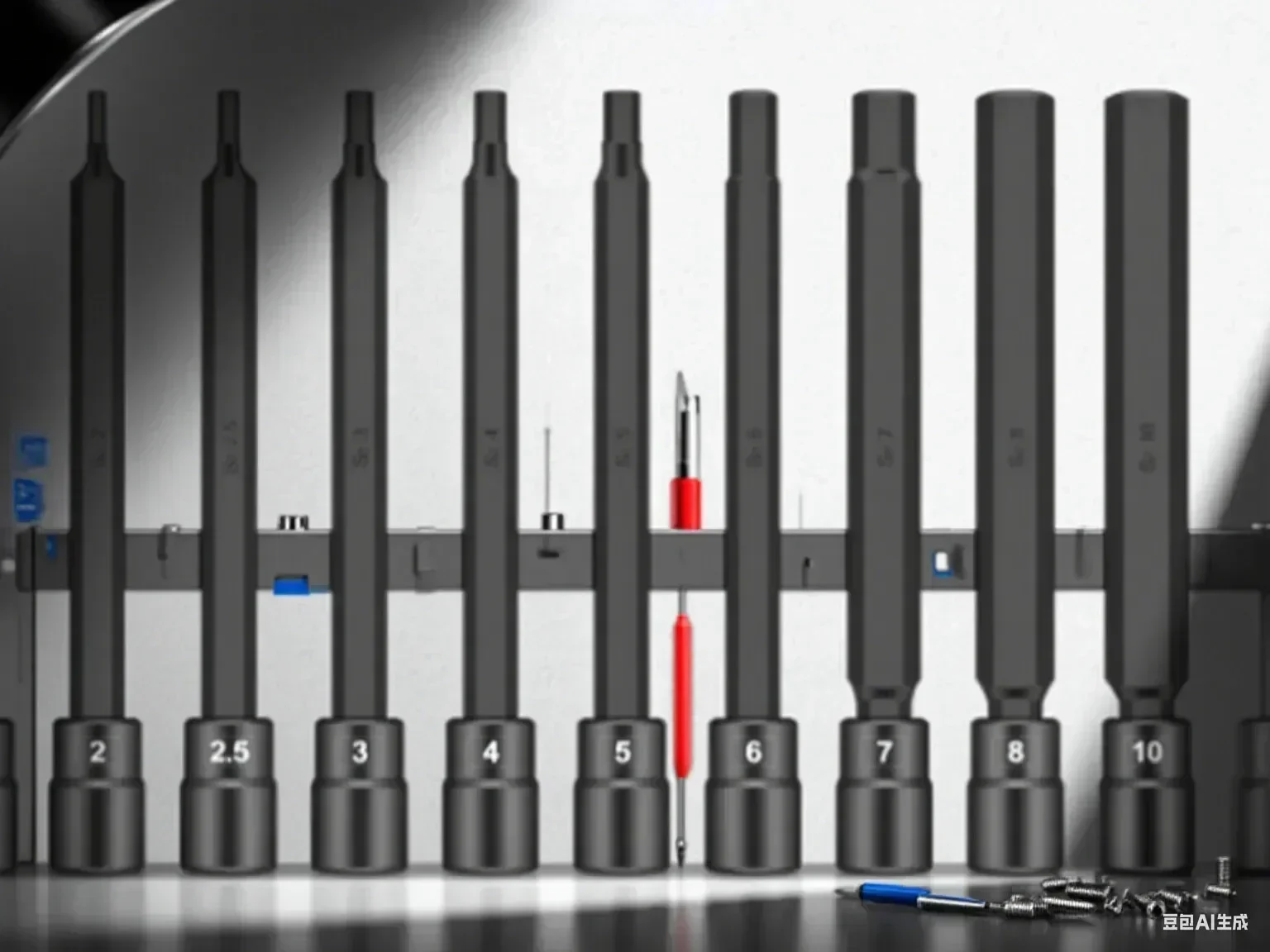 

9 Piece Hexagon Socket Tool Set Hexagonal Auto Repair Tool Compatible With 1 4 Inch Drive Precise Fit For Fasteners