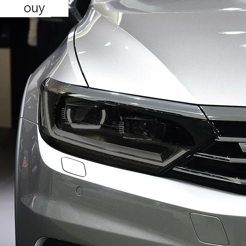 

2 шт. для Volkswagen VW Passat B8 215-On защитная пленка для фар автомобиля дымчатый черный оттенок виниловая прозрачная наклейка из ТПУ