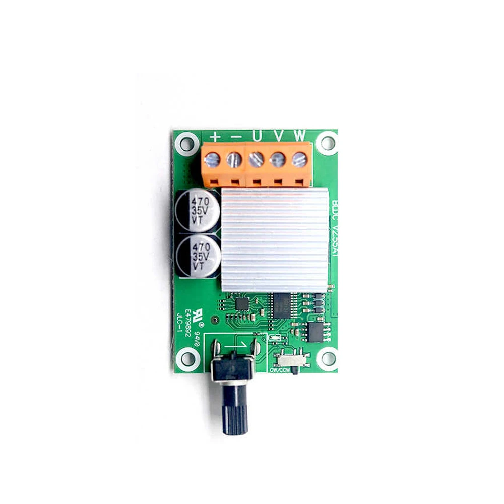 DC Brushless Motor Drive Board Motor Speed Controller 200W Max DC6-24V Motor Governor Support 2-5S Small Power Brushless Motor