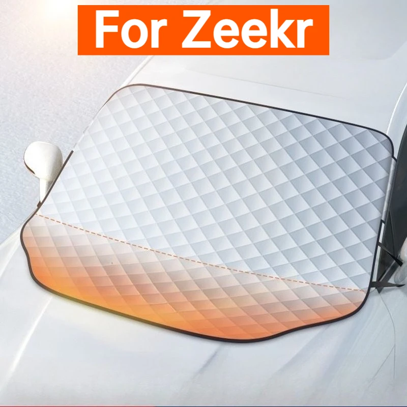 Car Windshield Anti-Snow Frost Sunshade For Zeekr 001 007 007GT X 009 7X 9X Thermal Insulation Cover