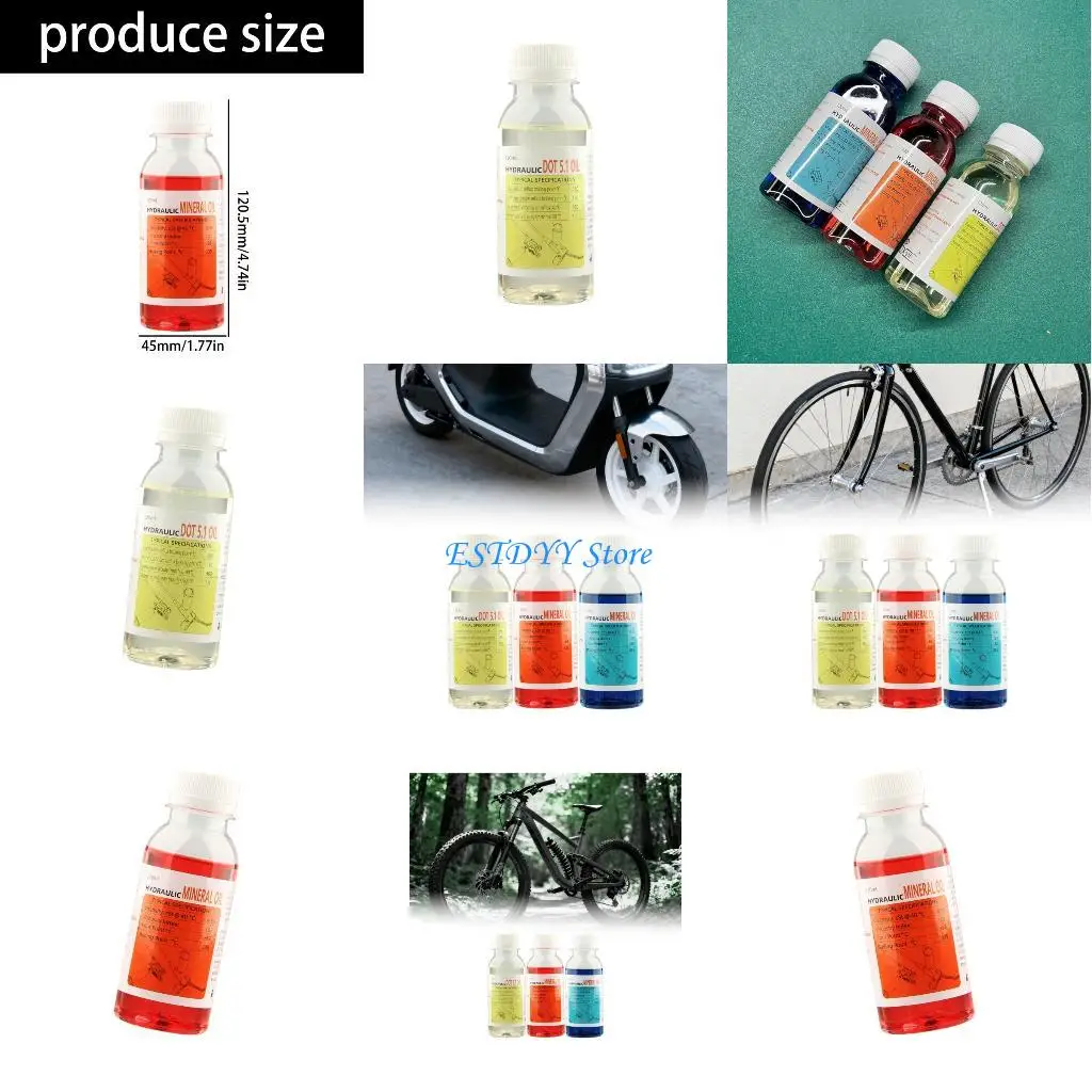

G6DE Practical Mountain Bikes Hydraulic Disc Brake Mineral Oil Fluid Bike Accessory