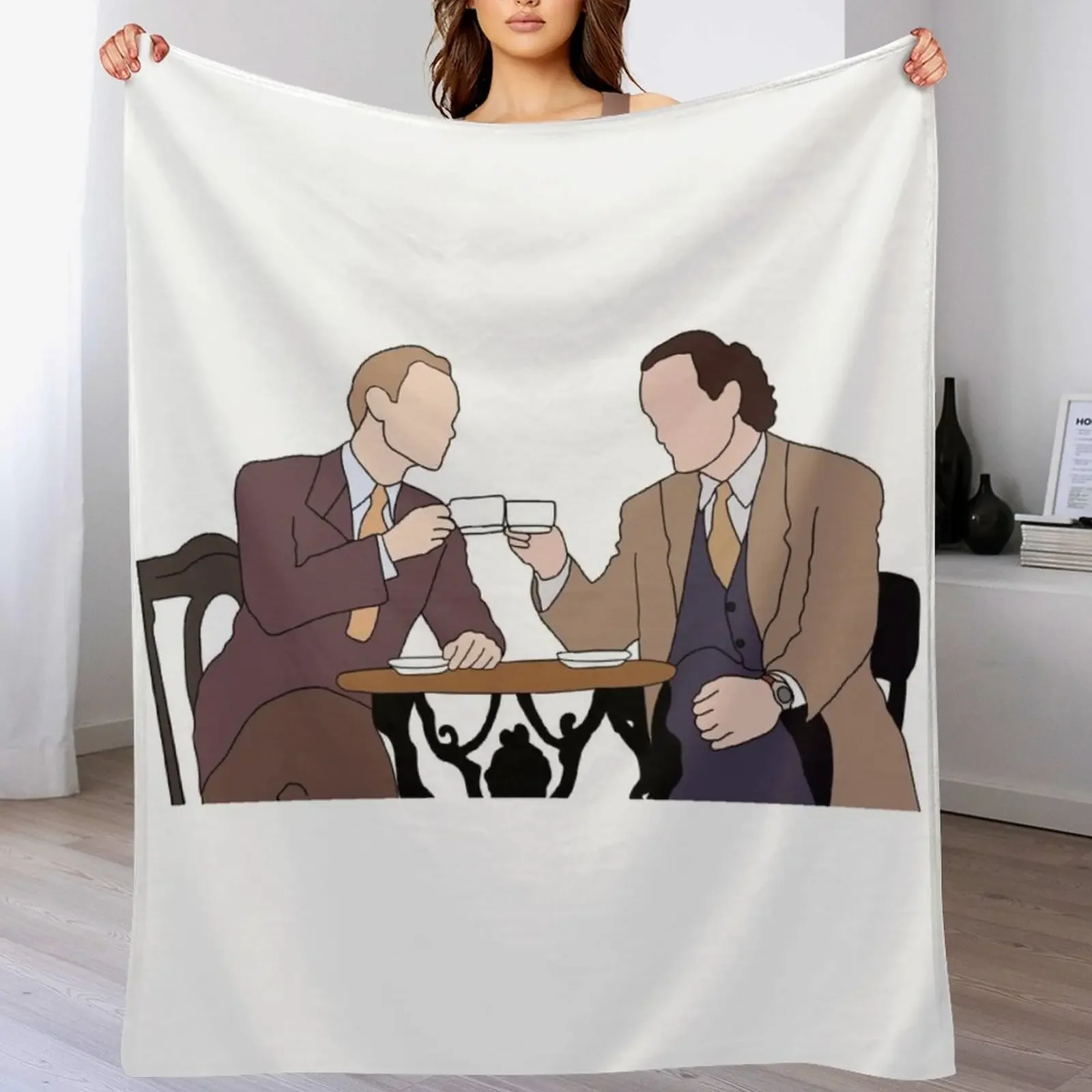 

niles and frasier Throw Blanket Flannels Decoratives blankets and throws For Decorative Sofa Blankets
