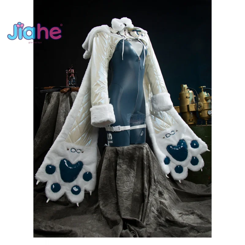 لعبة NIKKE: آلهة النصر Neve أزياء تنكرية بذلة جلدية ضيقة معطف قبعة الهالوين كرنفال الحلو موحدة Neve مجموعة