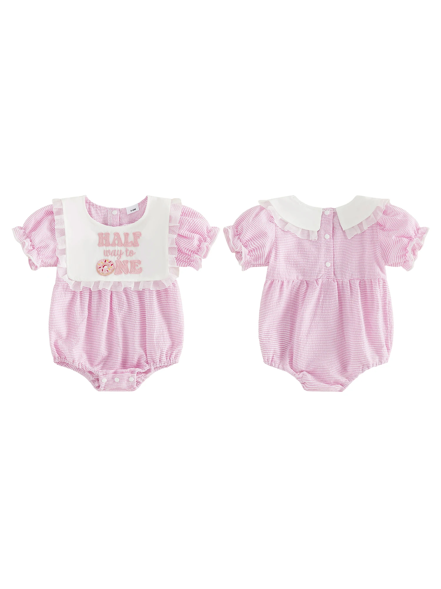 Short Sleeve Bubble Baby Girl Half Bubble Bodysuit Baby Girl Bubble Bodysuit Cute Sleeve Bubble Bodysuit Bodysuit Cute Latest