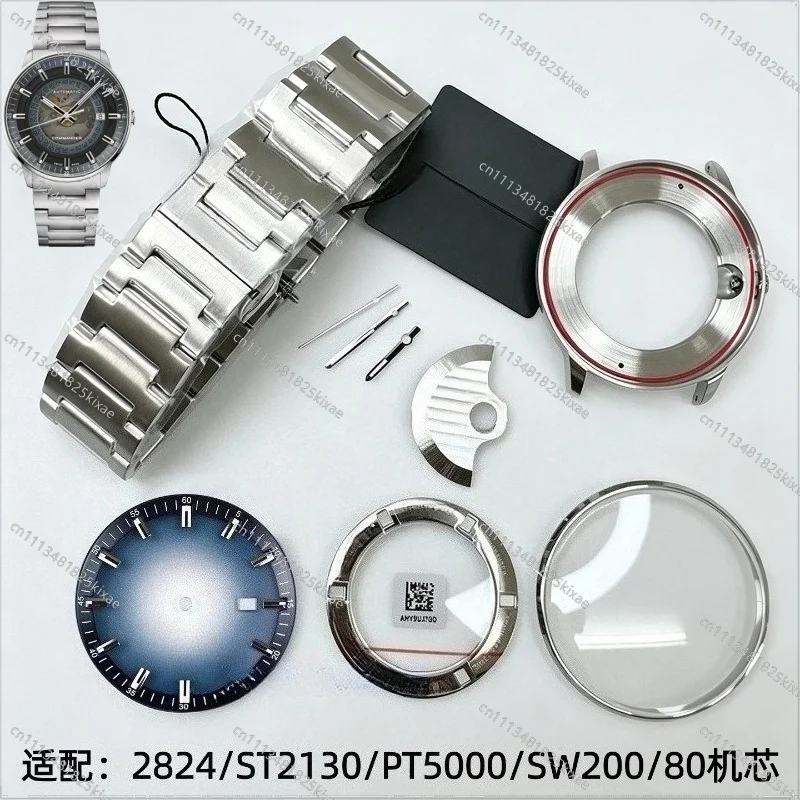 For M021407 Case Full 2824 Movement 316 Stainless Steel Sapphire