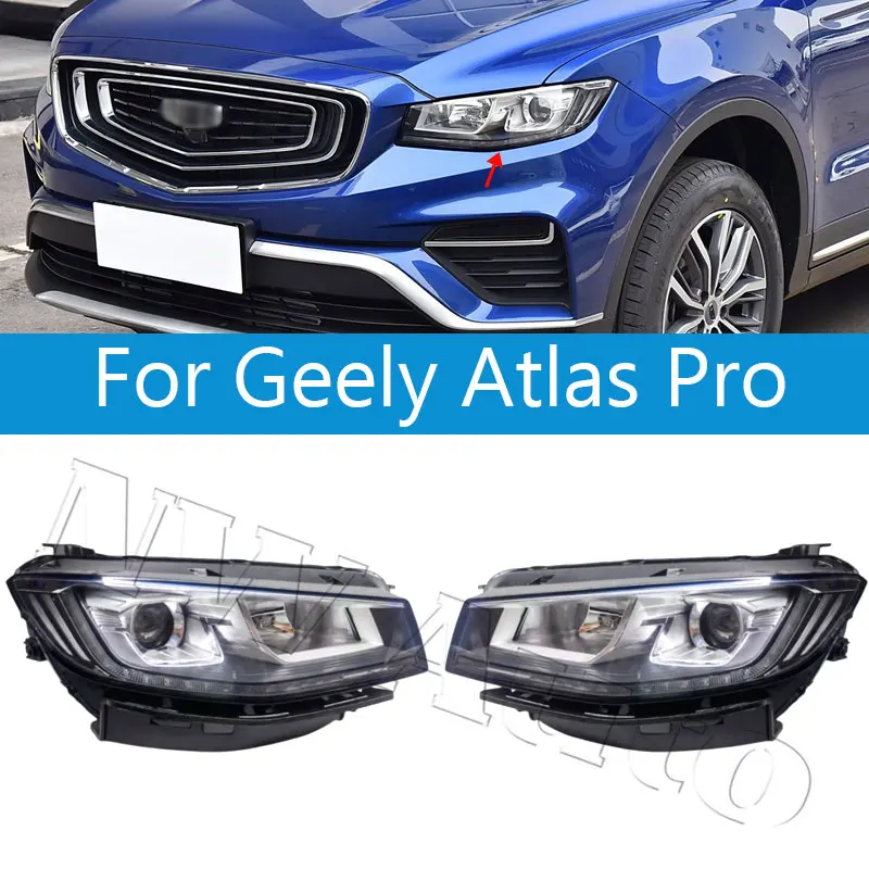 Head Light Head Lamp For Geely Atlas Pro  Headlight Front Light Assembly