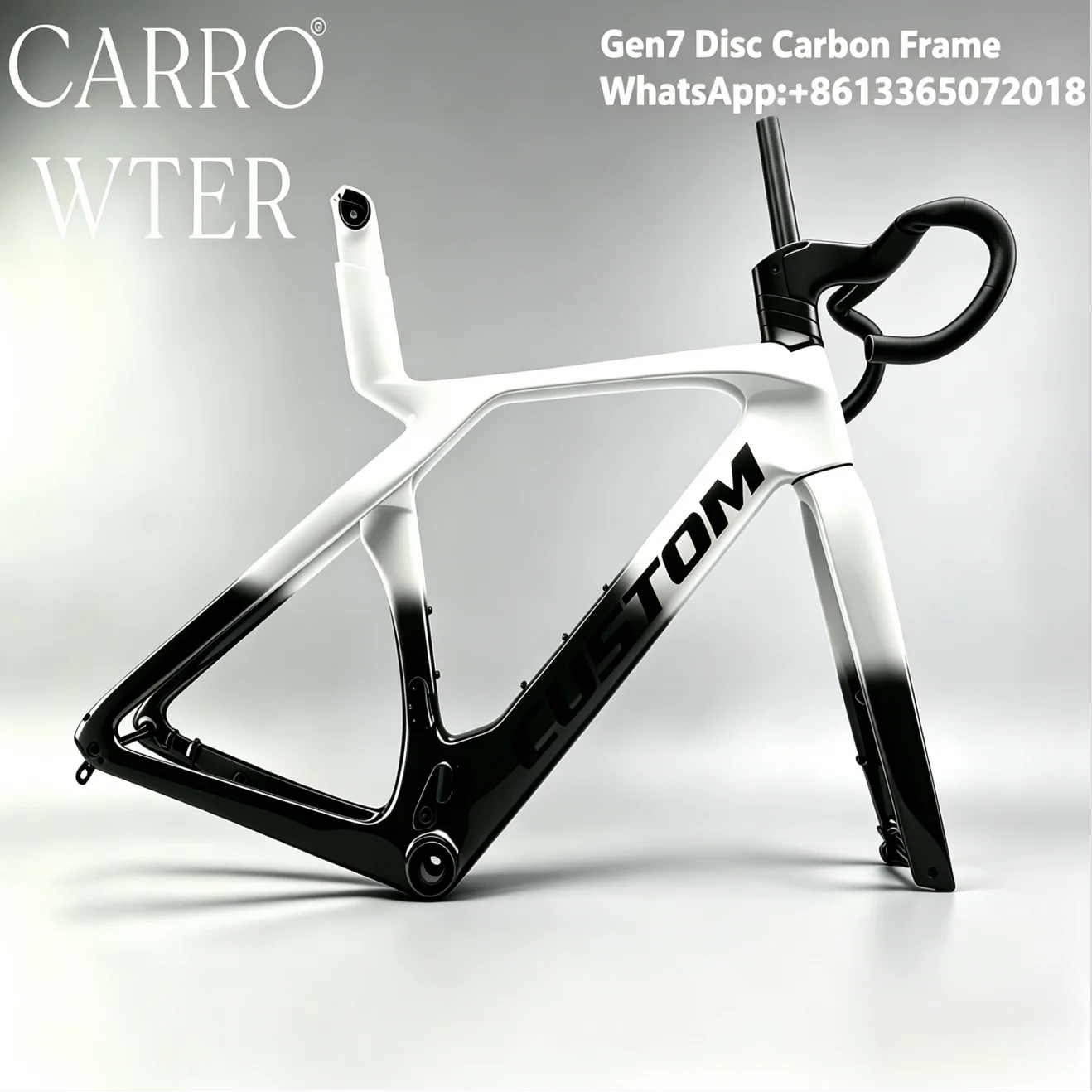 Carbon Frame Gen7 Bicycle Frameset with Handlebar Disc Brake Frame with Handlebar Custom Color+Logo Gen8 XDB DPD
