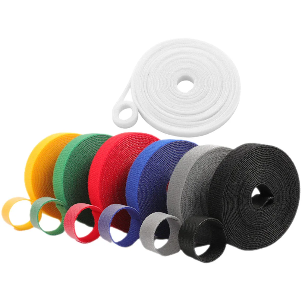 

7 Pcs 2m Ground Feeder Cage Reusable Nylon Straps for Garden Trees Garden Plant Ties Wire Cable Nylon Plant Ties Management