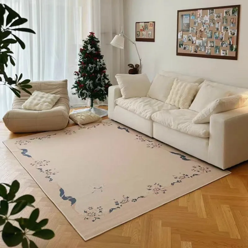 Little West Wind Living Room Carpet French Vintage Advanced Bedroom Bedside Rug Home Decor Sofa Coffee Table Mat Home 러그 Ковер