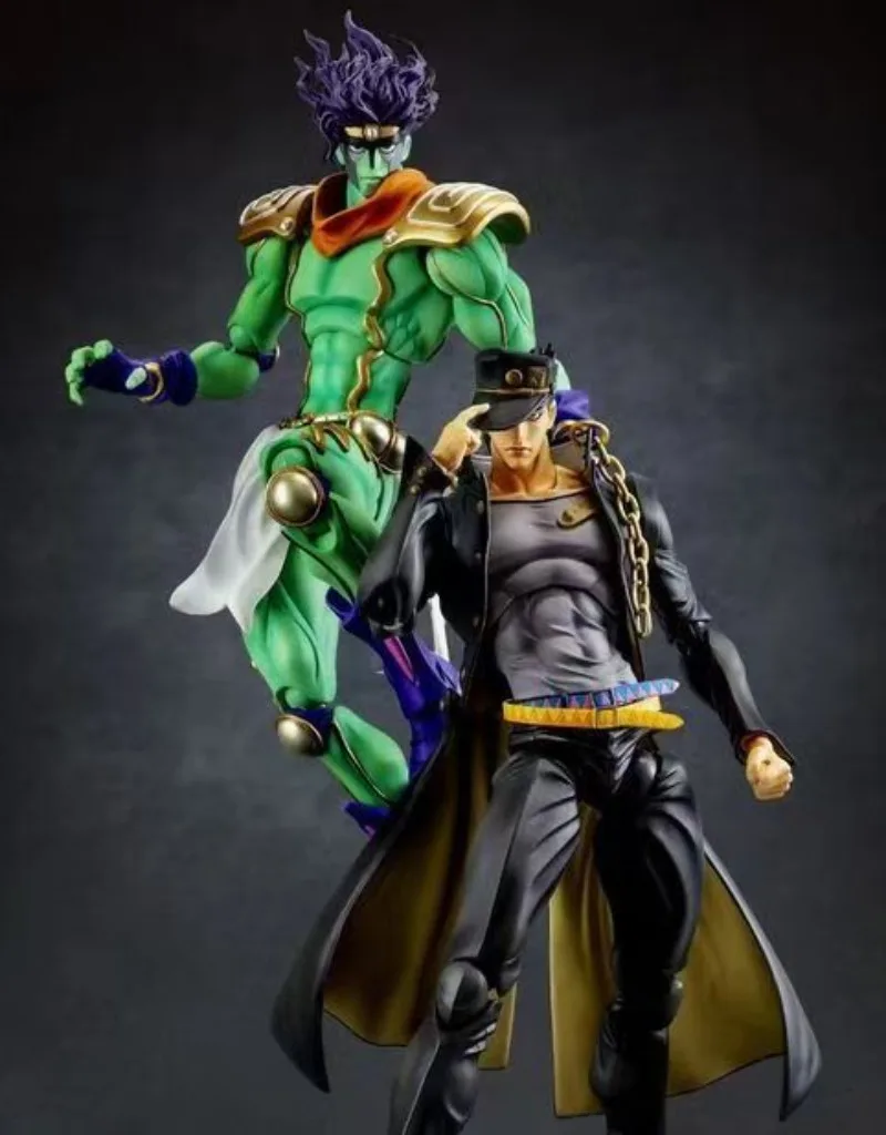 

JoJo's Bizarre Adventure Star Platinum Jotaro Kujo Articulated Large Figure Desktop Ornament Model Toy Boys Holiday Gift